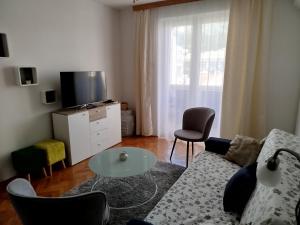 TV a/nebo společenská místnost v ubytování Apartment Bonaca