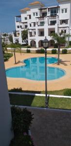 Bazén v ubytování Maha Beach Cabo Negro Duplex 6 person nebo v jeho okolí