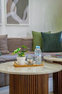 Posezení v ubytování NEW Gueliz Plaza View Apartment