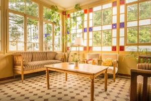 Χώρος καθιστικού στο Historic Hotel Falken