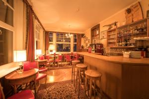 Χώρος καθιστικού στο Historic Hotel Falken