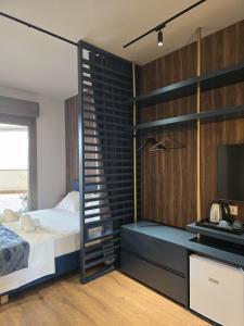 Postel nebo postele na pokoji v ubytování SOLs Center Rooms