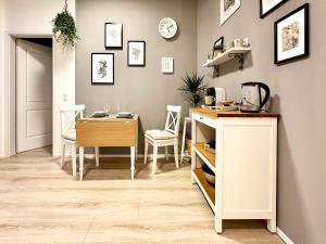 Kuchyň nebo kuchyňský kout v ubytování COZEE - Cozy 1-room Apartment with Netflix