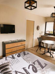 Μια τηλεόραση ή/και κέντρο ψυχαγωγίας στο Studio indépendant au coeur de Locmaria-Plouzané