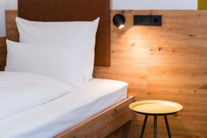Voodi või voodid majutusasutuse Hotel Sandkorn toas