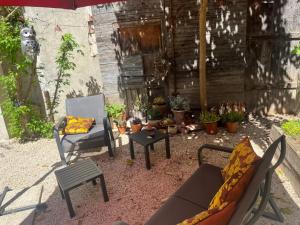 Posezení v ubytování Le Clos d'Orange - Hotel & ville de Provence