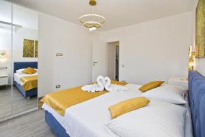 Posteľ alebo postele v izbe v ubytovaní Villa Zorana hostel
