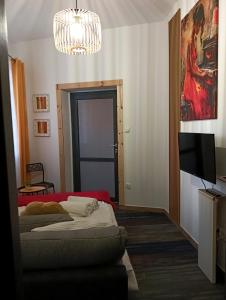 Postel nebo postele na pokoji v ubytování Ludna 3