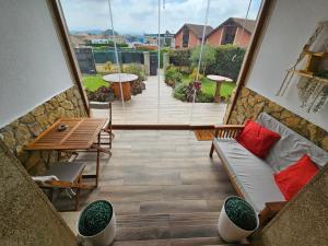 Posezení v ubytování Alojamientos Marte casa rural