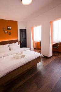 Voodi või voodid majutusasutuse Hotel Sandkorn toas