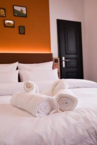 Voodi või voodid majutusasutuse Hotel Sandkorn toas