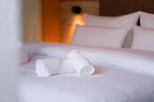 Voodi või voodid majutusasutuse Hotel Sandkorn toas
