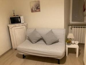 TV a/nebo společenská místnost v ubytování Antica Novi B & B