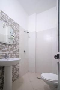 Koupelna v ubytování Hotel Princ