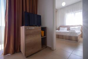Postel nebo postele na pokoji v ubytování Hotel Princ