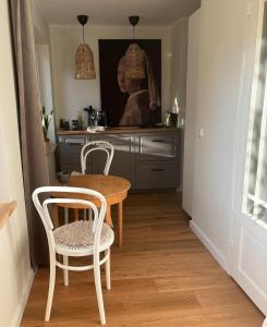Η κουζίνα ή μικρή κουζίνα στο Karusselli Apartment