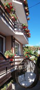 Balkón nebo terasa v ubytování Guest House Planinski Zdravets