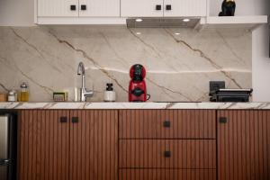 Dapur atau dapur kecil di Silis Suite