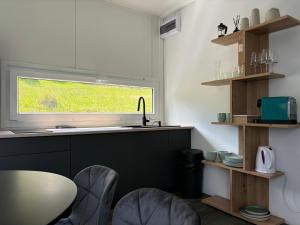 Kuchyň nebo kuchyňský kout v ubytování rishko resort