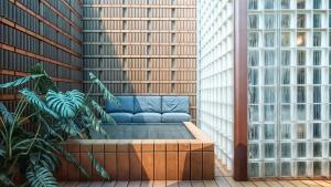 Χώρος καθιστικού στο Gres apartamentos