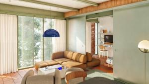 Χώρος καθιστικού στο Gres apartamentos