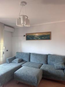 Χώρος καθιστικού στο 1bedroom holiday apartment with amazing view Golem,Durres