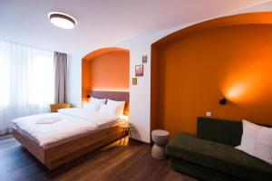 Voodi või voodid majutusasutuse Hotel Sandkorn toas