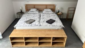Postel nebo postele na pokoji v ubytování Apartmán U Karolíny