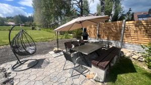Zahrada ubytování Apartmán U Karolíny