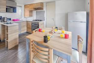 Dapur atau dapur kecil di Pause à Litteau