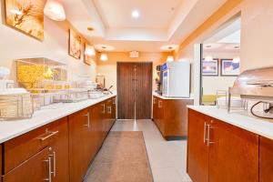 Comfort Inn & Suites Montgomery East Carmichael Rd的厨房或小厨房