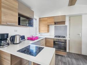 Dapur atau dapur kecil di Pause à Litteau
