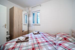 Posteľ alebo postele v izbe v ubytovaní Apartman Elephant