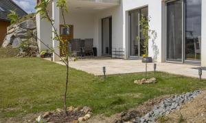 Vườn quanh Sonniges Apartment in Semriach mit eigenem Garten und Weitblick
