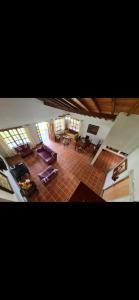 an overhead view of a living room with furniture at La Miel in Barbosa +28 photos