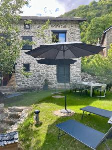 Zahrada ubytování Les cimes de l'Oustal