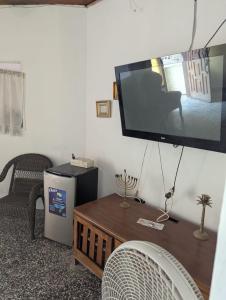 En TV eller et underholdningssystem på Céntrico y cómodo Apartamento en Danlí