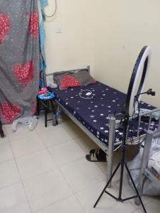 Ένα ή περισσότερα κρεβάτια σε δωμάτιο στο Jeunesse du futur