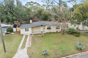 Bygningen som feriehuset ligger i