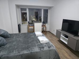 TV a/nebo společenská místnost v ubytování AMueblados GRANERO