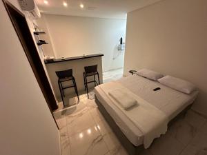 Postel nebo postele na pokoji v ubytování Flat proximo a Unifip