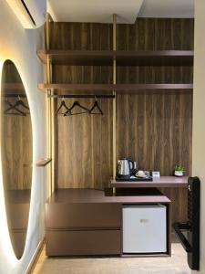 Kuchyň nebo kuchyňský kout v ubytování SOLs Center Rooms