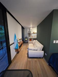 Postel nebo postele na pokoji v ubytování De La Cascata Glamping
