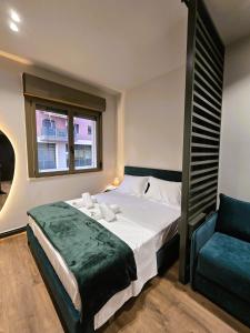 Postel nebo postele na pokoji v ubytování SOLs Center Rooms