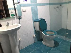 Koupelna v ubytování Hotel Castellon Plaza Pereira
