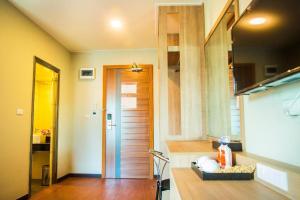 Kuchyň nebo kuchyňský kout v ubytování ATK HATYAI HOTEL