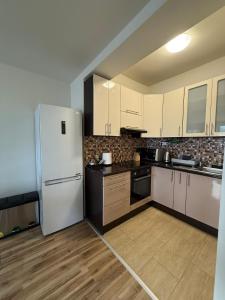 Η κουζίνα ή μικρή κουζίνα στο ZENNA Apartment v centre mesta s parkovaním FREE +10 φωτογραφίες