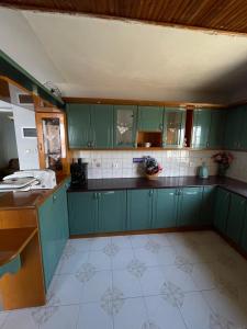 Kuchyň nebo kuchyňský kout v ubytování Hotel Gjika
