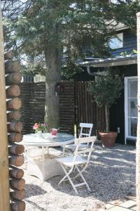 Patio nebo venkovní prostory v ubytování Villa Humlebæk B&B