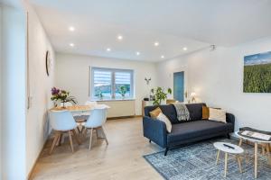 Χώρος καθιστικού στο Ferienwohnung Reinbold